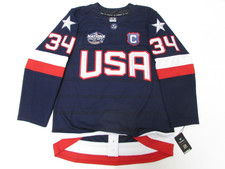 MATTHEWS TEAM USA 4 NATIONS FACE-OFF FANATICS PREMIUM HOCKEY JERSEY