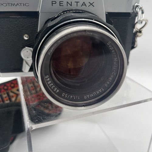 Honeywell Pentax Spotmatic SP II Camera with Asahi Super Takumar 50mm F/1.4 Lens - Picture 9 of 12