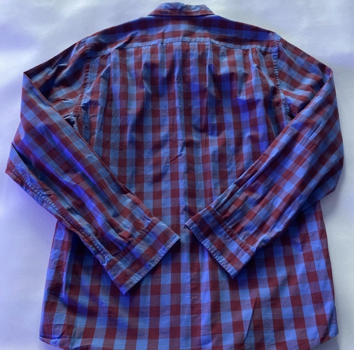 GoodThreads Button Down Shirt Red Blue Classic Gi… - image 7