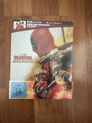 Deadpool & Wolverine, Limitiertes Steelbook 4K Ultra HD Bluray''Deadpool Version''