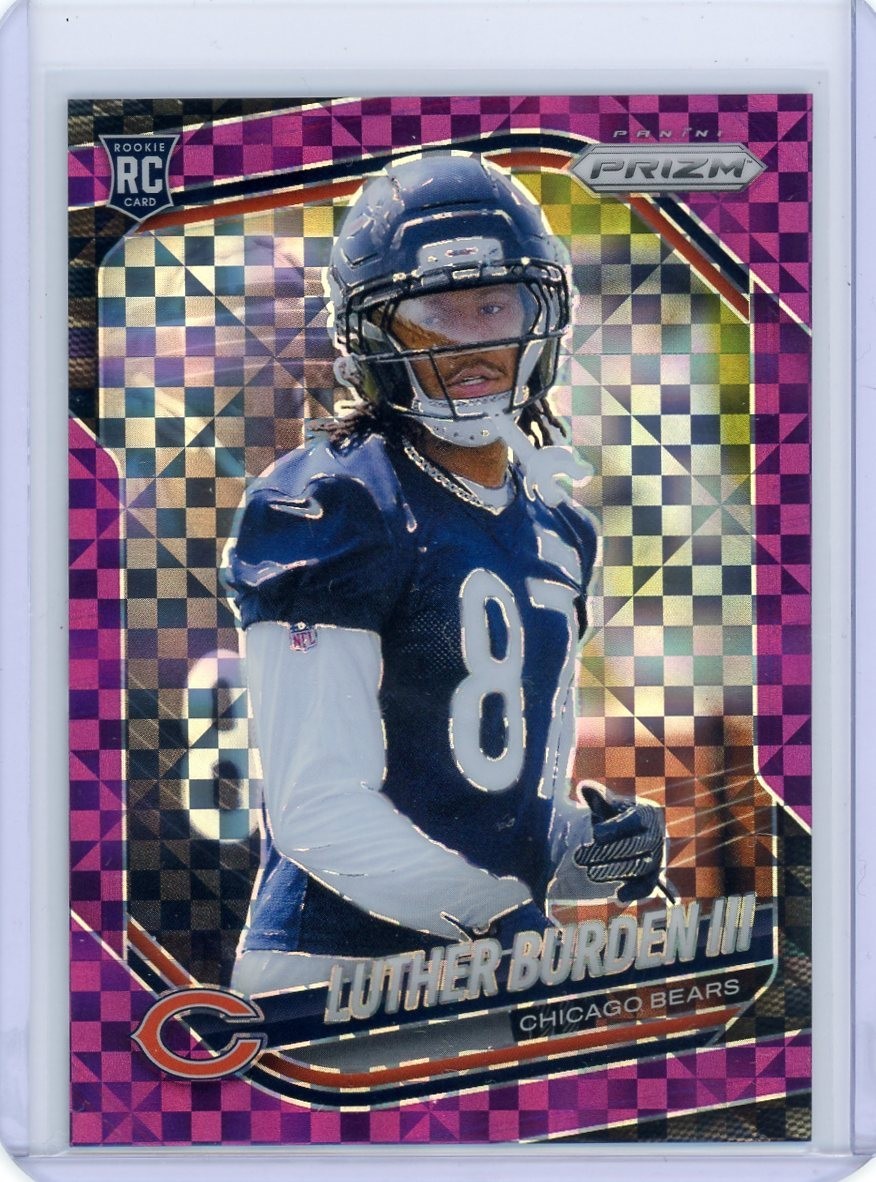 2025 Panini Prizm Football Luther Burden III RC Purple Power /49 #331