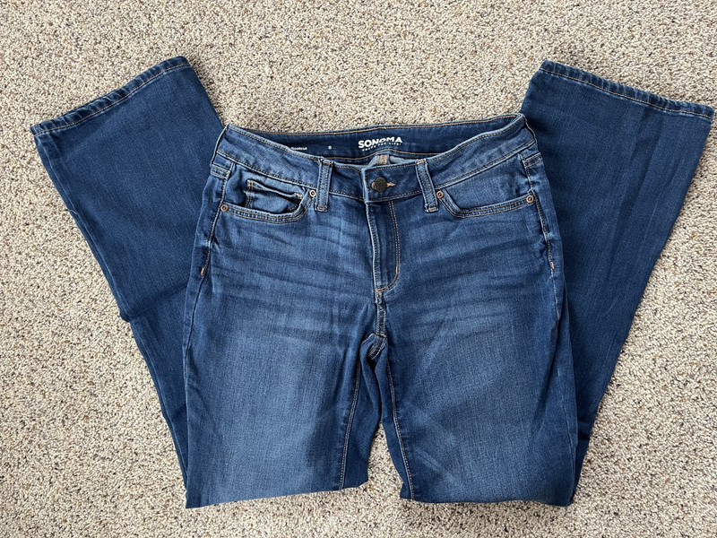 Women's Sonoma Bootcut Denim Jeans - Size 8 - 30" Inseam - Stretch