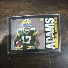Topps 2014 Chrome Davante Adams Rookie #5 Green Bay Packers Football Card. rookie card picture