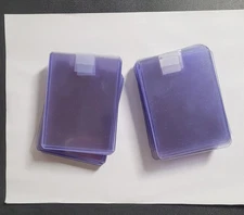 50ct Used Standard Size Trading Card Top Loaders (Most Have Tape On Them)