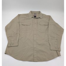 5.11 Tactical Shirt Mens Large Khaki Taclite Pro Ripstop Vented