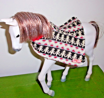 Our Generation Battat Fjord Norwegian Foal w/ Blanket  for 18'' Doll HORSE AG