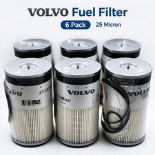New 6pcs For Volvo Fuel Filter 21737499 Waterfuel Separator 25 Micron New 6pcs For Volvo Fuel Filter 21737499 Waterfuel Separator 25 Micron