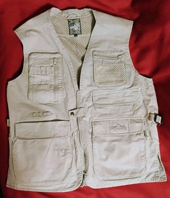 Pro Cam-Fis Travel Adventure fishing safari hunting vest, cotton size M nice VG 