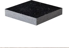 Midnight Galaxy Granite Bench Block 6"X6"X1.1" - Polished Jewelry Making Stone,