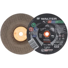 Walter 15L606 6x5/8-11 Flexcut Spin-On Grinding Wheels Type 29S Grit 100 25 pack