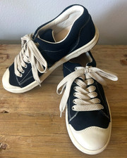 EUC Simple Navy Blue Suede Retro-91 Skater Sneakers Shoes Mens 6.5M  Womens 8.5M