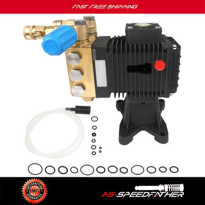 #ad Pressure Washer Pump 1quot; Horizontal Shaft 3300PSI 4000 PSI 1 Year Warranty $160.79