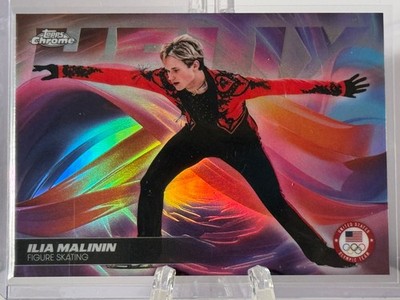 2026 Topps Chrome Winter Olympics #HX-3 Ilia Malinin Helix Case Hit