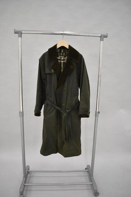 Barbour corduroy collar trench coat Jacket Blouson Men Size 36