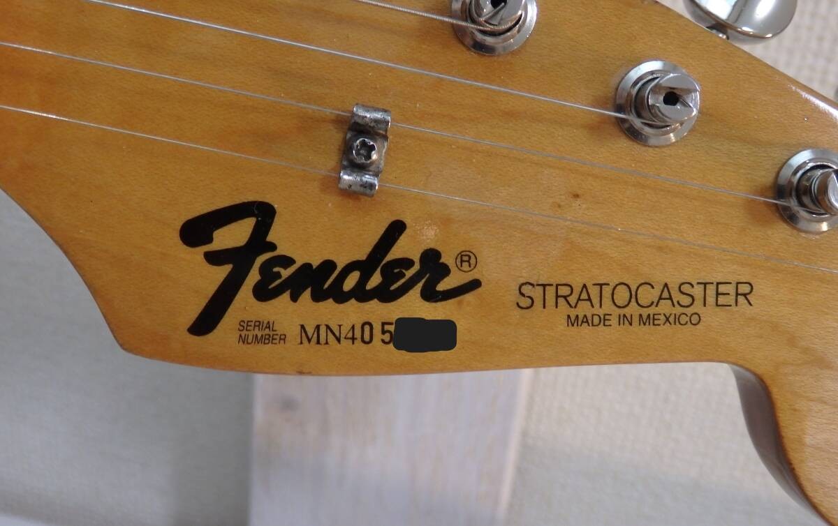 Electric Guitar Fender Stratocaster 1994 Black Made in Mexico | eBay