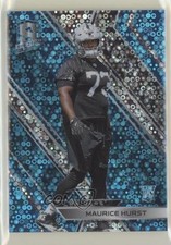 2018 Panini Spectra Rookies Neon Blue Prizm 18/75 Maurice Hurst #150 03rx
