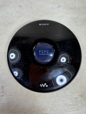 Vintage Sony PSYC CD Walkman D-EJ010 Portable CD Player Black Navy Tested