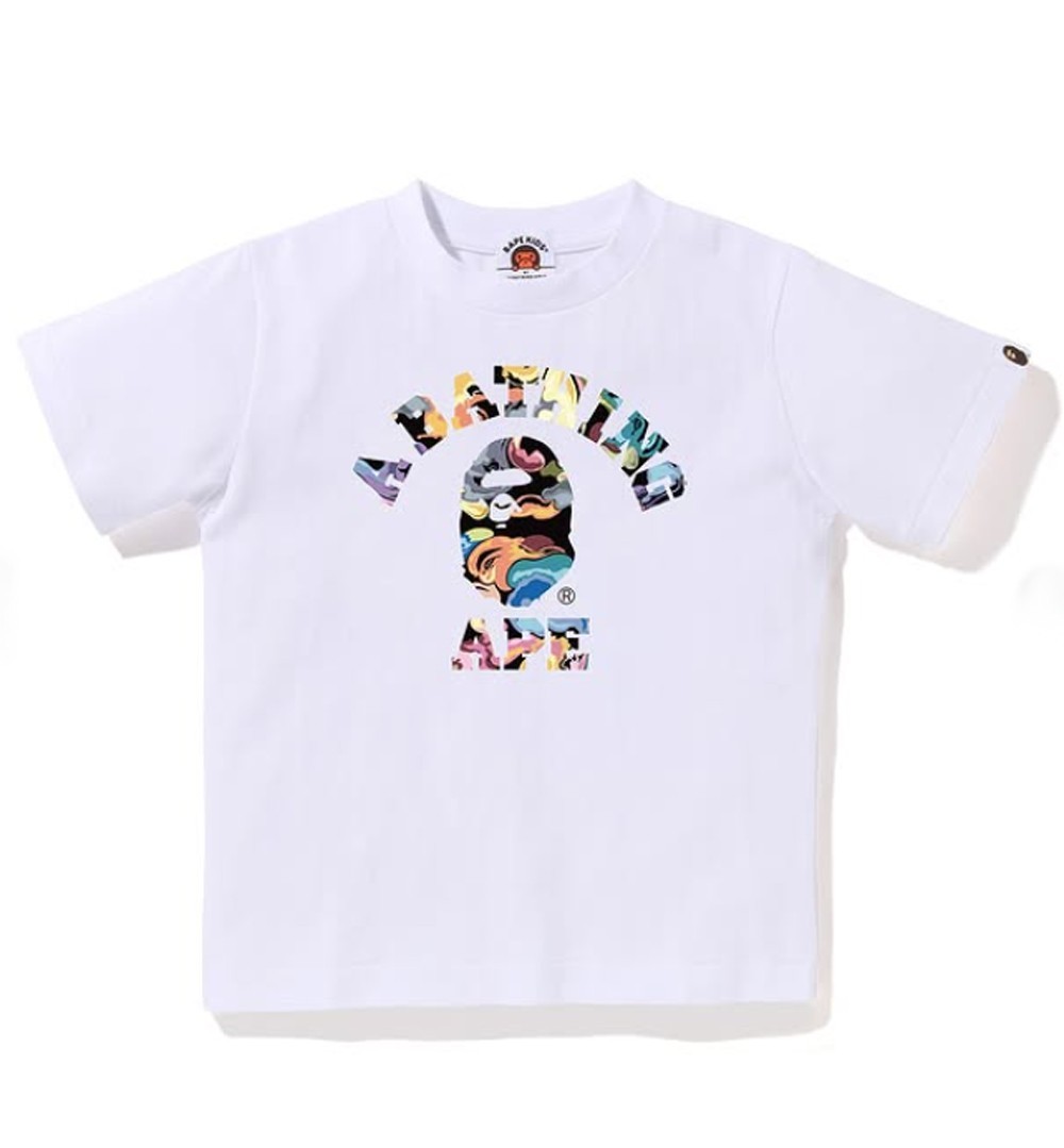 BAPE KIDS カモフラージュ Tシャツ 3点セット 100cm A BATHNIG APE BAPE KIDS ART CAMO COLLEGE TEE 1L80310035 z | eBay