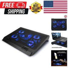 Gaming Laptop Cooling Pad Stand with LED Cooler Fans , Adjustable Height ,  ...