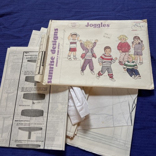 vtg 1980s SEWING PATTERNS LOT 10 Childrens Clothing sz Babies Toddlers Youth 4-7 - Picture 13 of 17