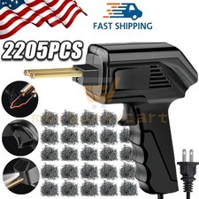 Plastic Welder Kit Soldering Tool Car Bumper Repair Welding Gun 2205Staples Case