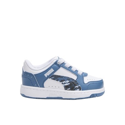 PUMA Rebound Joy Lo Camo Lace Up  Toddler Boys Blue, White Sneakers Casual Shoes