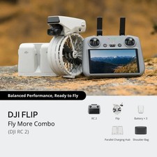 NEW DJI Flip Fly More Combo Camera Drone DJI RC 2 3 Bastteries FAST SAFE