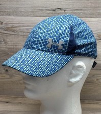 Under Armour Youth Blue Dots Running Hat Light Adjustable 1291111 Cap Active