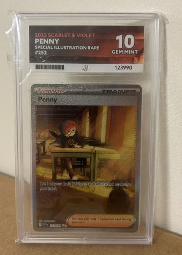 2023 Scarlet & Violet Penny Special Illustration Rare 252 Ace Gem Mint 10