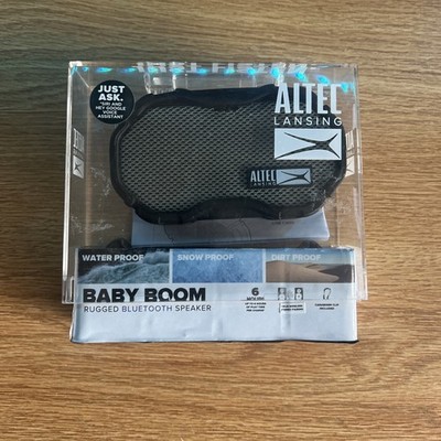 Altec Lansing Baby Boom Rugged Bluetooth Speaker Black