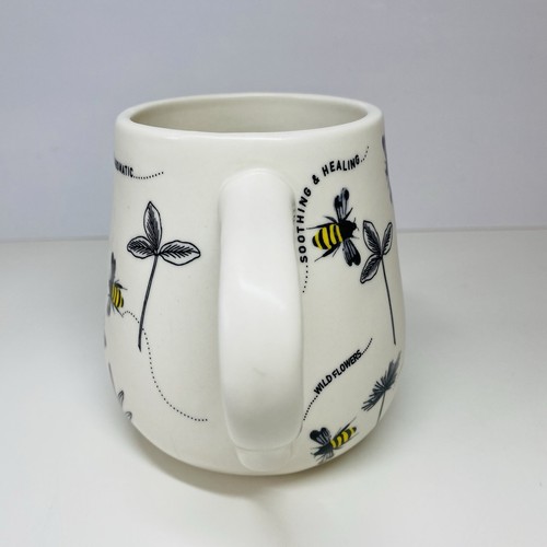 Anthropologie Bees And Flowers Large Mug - New - Picture 4 of 15