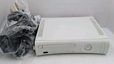 Xbox 360 White Console   Tested  Working   No HDD Comes With Power Cord And Vid
