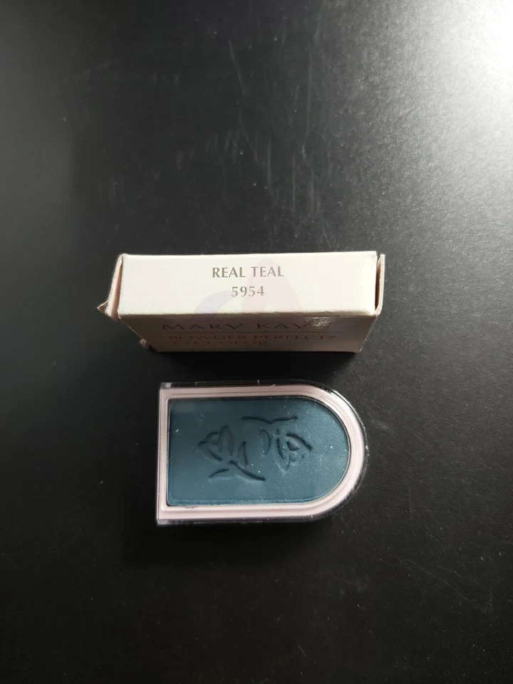 Mary Kay Powder Perfect Eye Color. 09 OZ Real Teal 5954 NIB  - Image 2 of 3