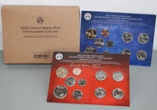 2022 P & D US Mint Set Uncirculated 20 Coins OGP Original Mint Packaging