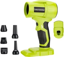 350W Cordless Jobsite Leaf Blower for Ryobi 18V Battery 96000RPM Violent Blower