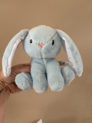 Frühförderzentrum ELC Baby blau Hase Kaninchen Rassel Plüschtier Kuscheltier Kinderzimmer 