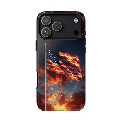 Phone Ink - iPhone | Galaxy | Pixel Case - Sunset Glory American Flag USA