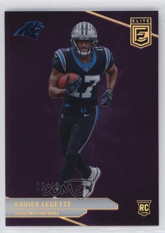 2024 Panini Donruss Elite Rookies Purple /49 Xavier Legette #113 Rookie RC 8mm