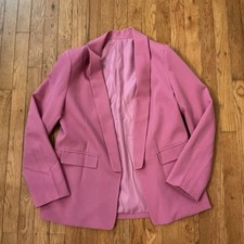 Women  s Pink Blazer Size Medium