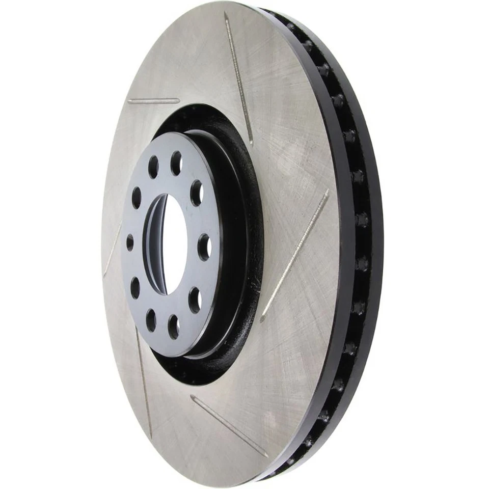 Rotor de disco de freno ranurado delantero izquierdo StopTech 126.33096SL para 01-09 A4 / 98-04 A6 Foto 2 de 4