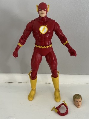 McFarlane DC Multiverse Flashpoint Flash Gold Label Loose Mint w/ Unmasked Head