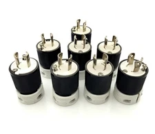Pass & Seymour 7102 Lot of 8 Turnlok Plug 2 Pole Terminal Plug NEMA L2-20P 20A