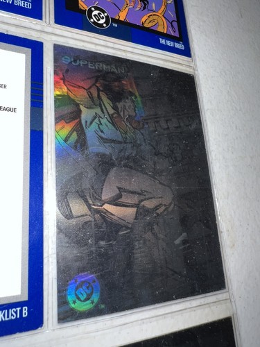 DC COSMIC TEAMS 1993 SKYBOX 149/150 BASE CARD SET OF Plus Holograms And Poster! - Picture 9 of 11