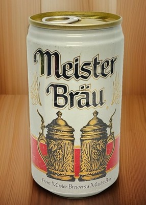 Vtg MEISTER BRAU Pull Tab Beer Can Miller Co. MILWAUKEE WISCONSIN Empty