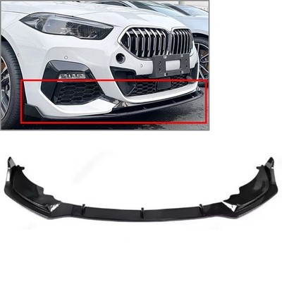 Für BMW 2 Serie F44 M Sport 2020+ Front Stoßstange Lip Splitter Spoiler Schwarz