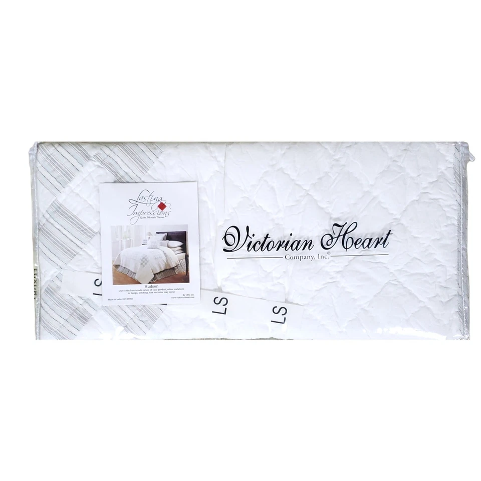 Lasting Impressions by Victorian Heart Hudson Collection Almohada de Lujo Falsa Nueva en Paquete Foto 2 de 4