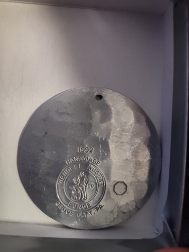 Wendell August Forge Ornament 1992 Candlelight Candles Aluminum Christmas - Picture 2 of 2