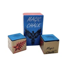 NEW Magic Billiard Pool Cue Stick Chalk - 1 Box (2 Cubes) - Blue