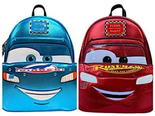 Loungefly Disney Pixar Cars Lighting McQueen Rusteez And Dinoco Bags