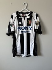 Zinedine Zidane Juventus New Men’s Retro Vintage Home Kappa Soccer Jersey - L